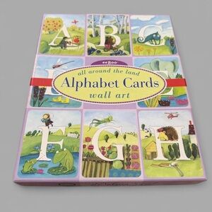 eeBoo Children's Alphabet Cards Wall Art